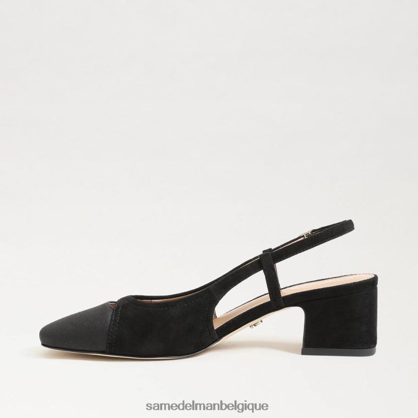 talon à bride arrière tarra Sam Edelman femmes Suède noir JZ0XZ0374 chaussure