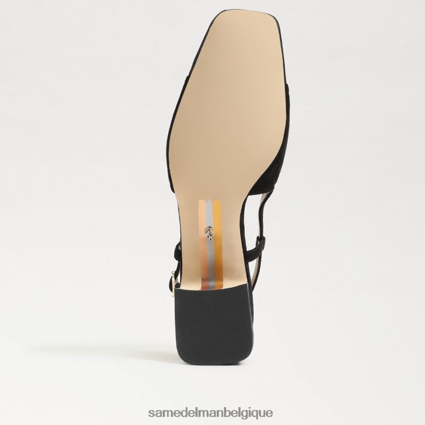 talon à bride arrière tarra Sam Edelman femmes Suède noir JZ0XZ0374 chaussure