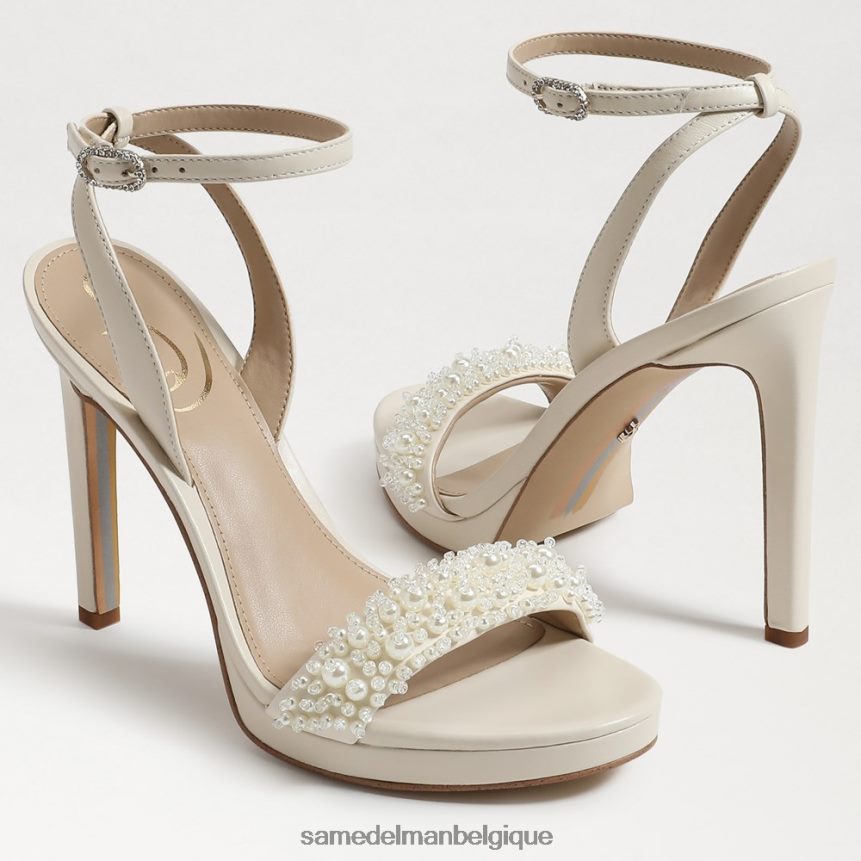 talon à bride cheville en jade perla Sam Edelman femmes ivoire moderne JZ0XZ0615 chaussure
