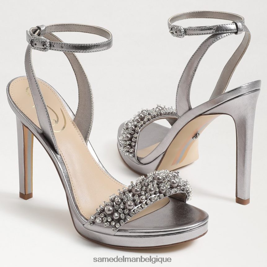 talon à bride cheville en jade perla Sam Edelman femmes étain JZ0XZ0616 chaussure