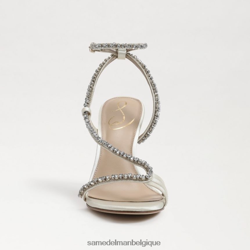talon à bride cheville granger Sam Edelman femmes satin ivoire perle JZ0XZ0696 chaussure