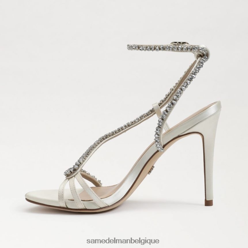 talon à bride cheville granger Sam Edelman femmes satin ivoire perle JZ0XZ0696 chaussure