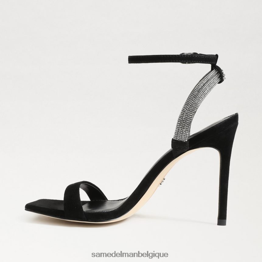 talon à bride cheville ophelia Sam Edelman femmes Suède noir JZ0XZ0537 chaussure
