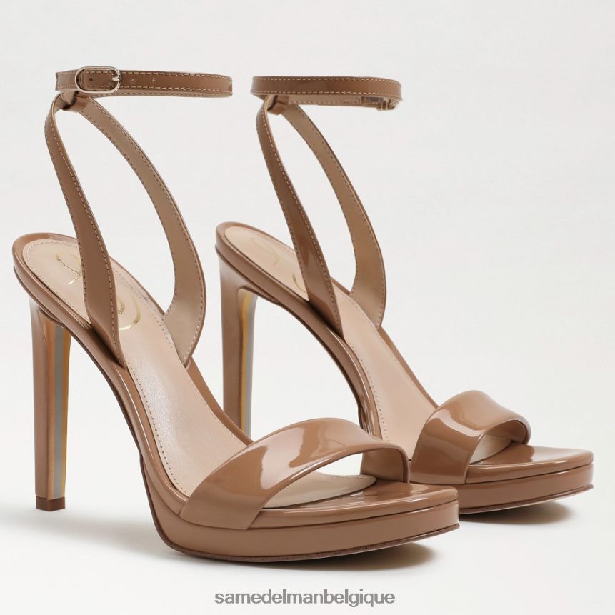 talon à bride de cheville en jade Sam Edelman femmes brevet rose blush JZ0XZ0390 chaussure