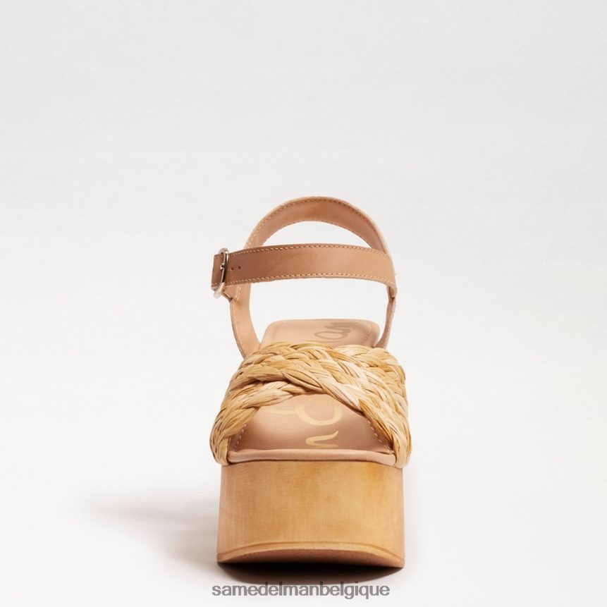 talon carré à plateforme Suzannah Sam Edelman femmes beige multicolore JZ0XZ0566 chaussure