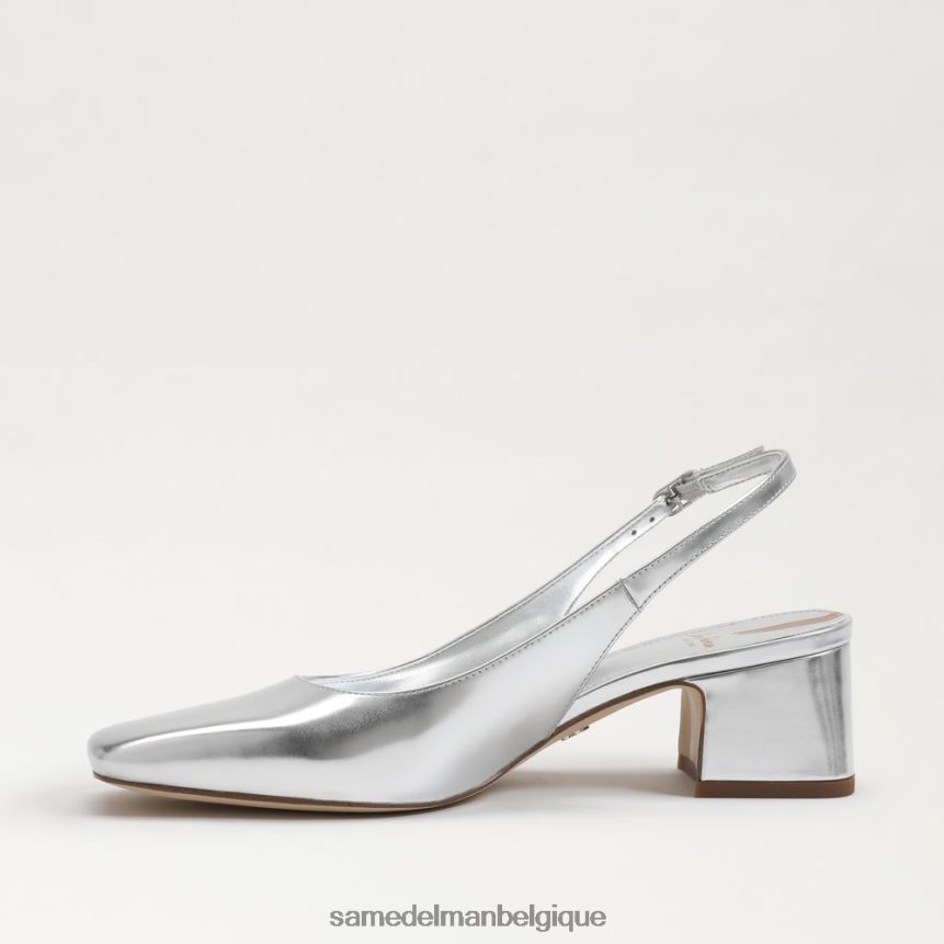 talon chaton à bride arrière terra Sam Edelman femmes argent doux JZ0XZ0187 chaussure