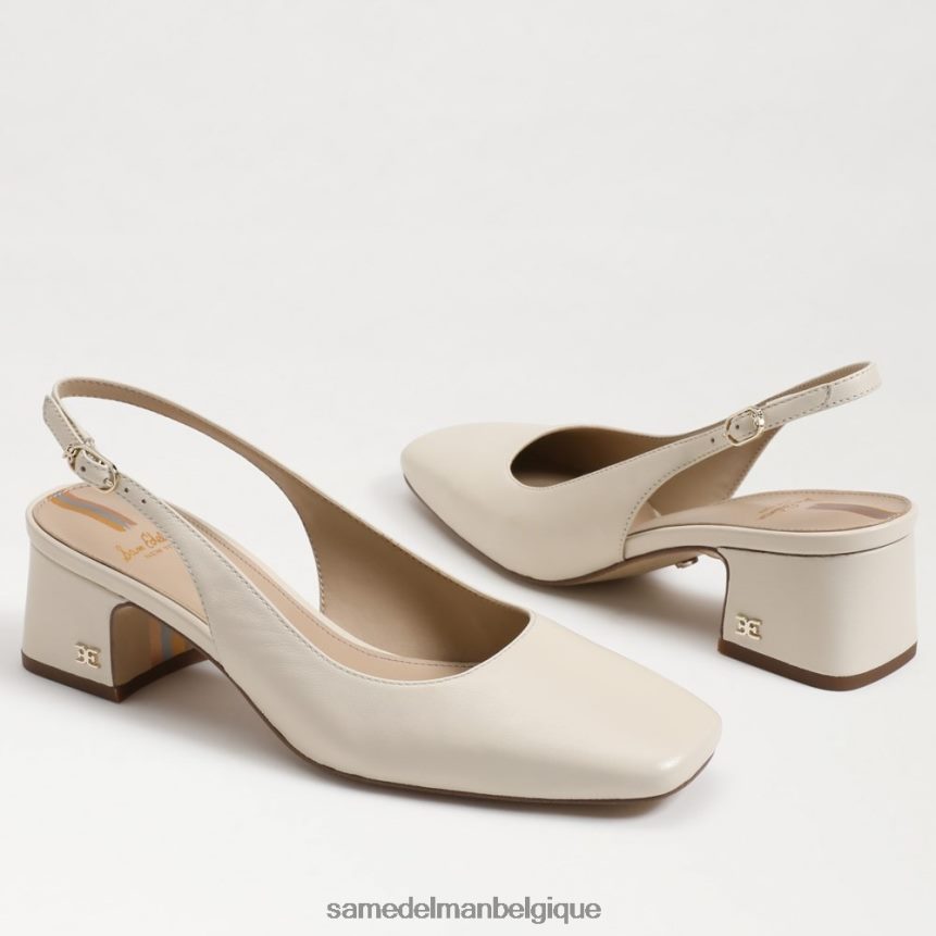 talon chaton à bride arrière terra Sam Edelman femmes ivoire moderne JZ0XZ0188 chaussure