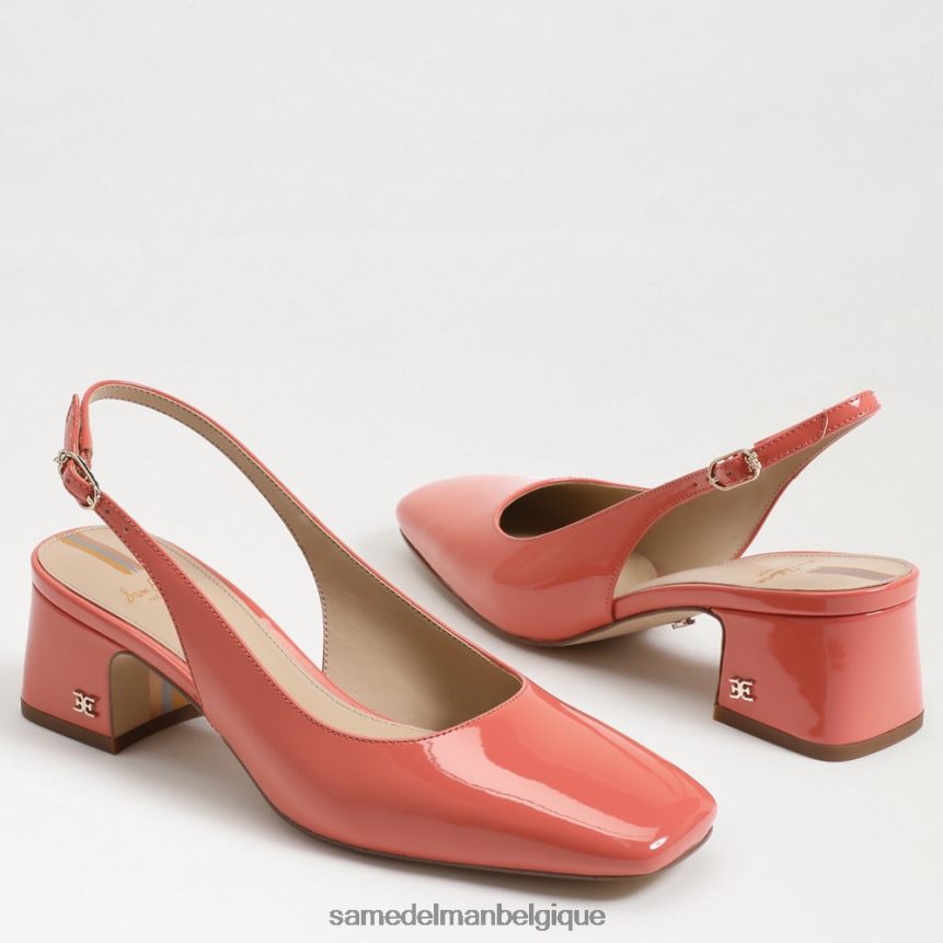 talon chaton à bride arrière terra Sam Edelman femmes rose terre cuite JZ0XZ0191 chaussure