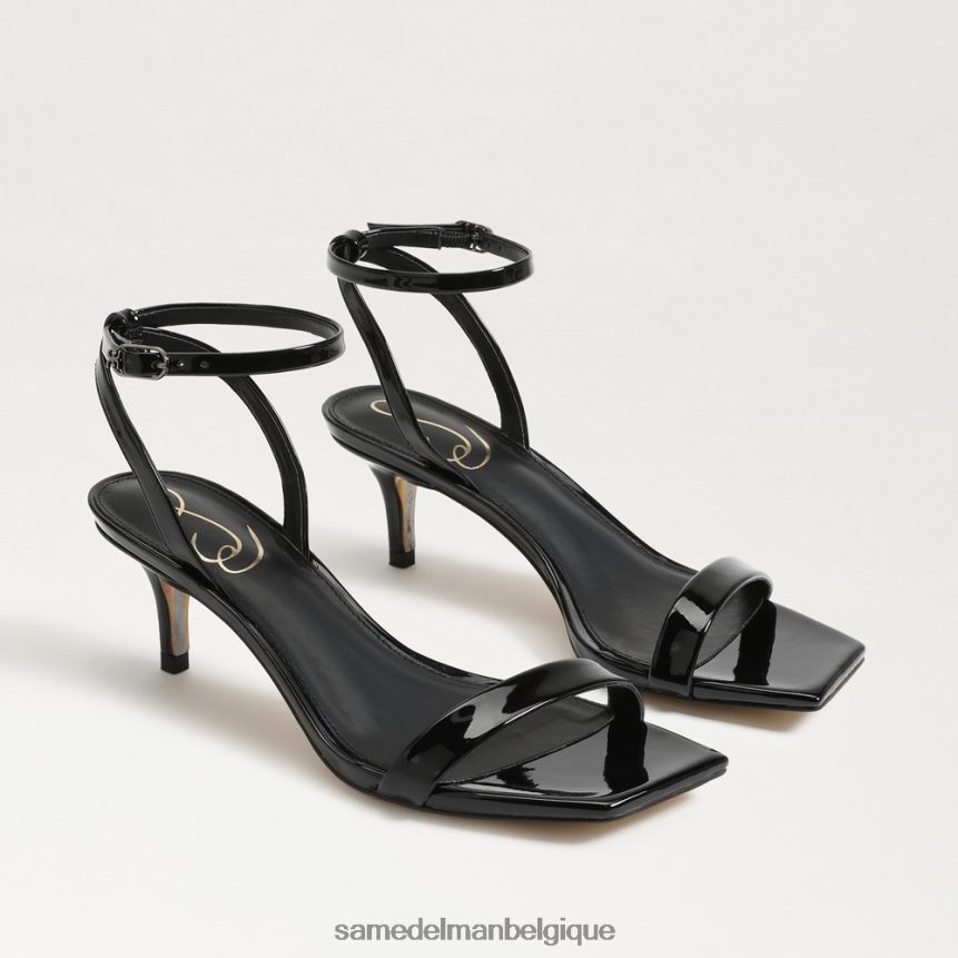 talon chaton rayelle Sam Edelman femmes vernis noir JZ0XZ0682 chaussure