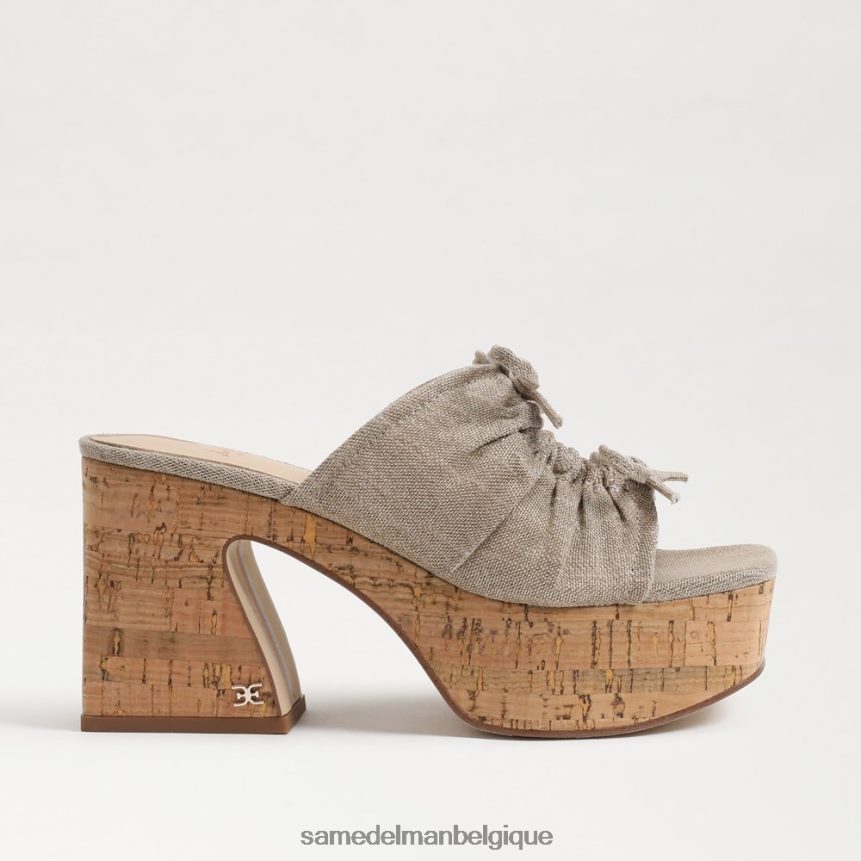 talon compensé à plateforme dova Sam Edelman femmes foncé naturel JZ0XZ0350 chaussure