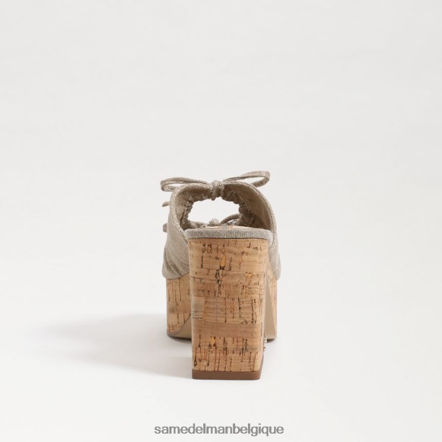 talon compensé à plateforme dova Sam Edelman femmes foncé naturel JZ0XZ0350 chaussure