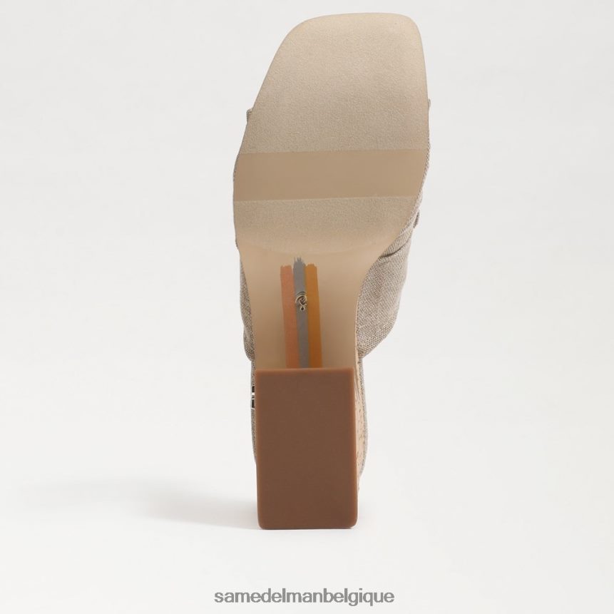 talon compensé à plateforme dova Sam Edelman femmes foncé naturel JZ0XZ0350 chaussure