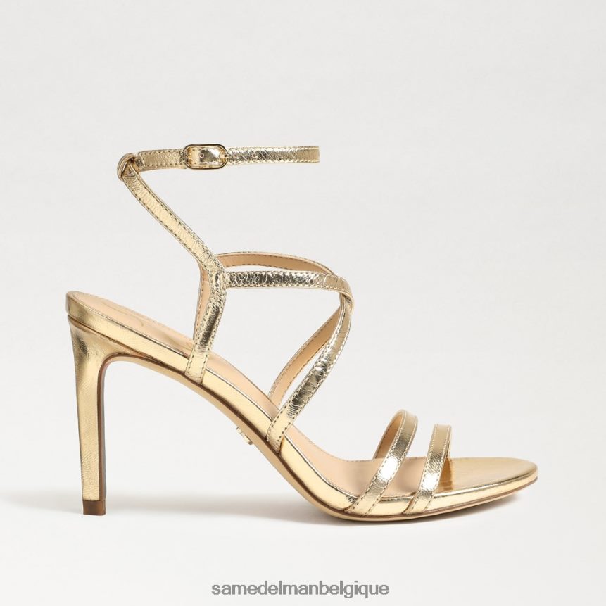 talon à lanières Delanie Sam Edelman femmes feuille d'or JZ0XZ0646 chaussure
