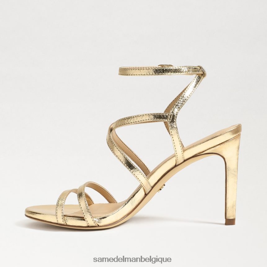 talon à lanières Delanie Sam Edelman femmes feuille d'or JZ0XZ0646 chaussure