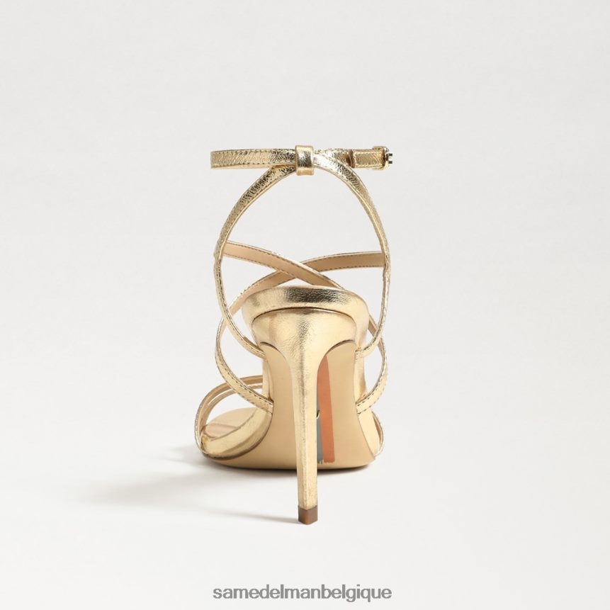 talon à lanières Delanie Sam Edelman femmes feuille d'or JZ0XZ0646 chaussure