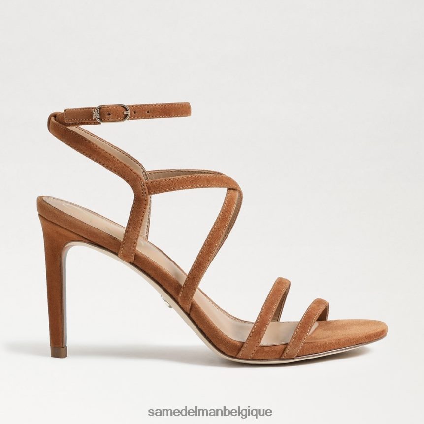talon à lanières Delanie Sam Edelman femmes marron frontière JZ0XZ0651 chaussure