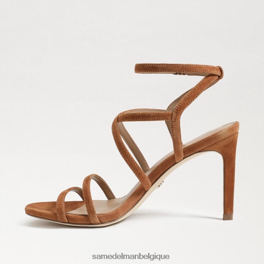 talon à lanières Delanie Sam Edelman femmes marron frontière JZ0XZ0651 chaussure