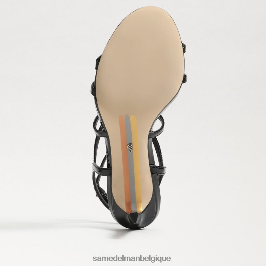 talon à lanières Delanie Sam Edelman femmes noir JZ0XZ0648 chaussure