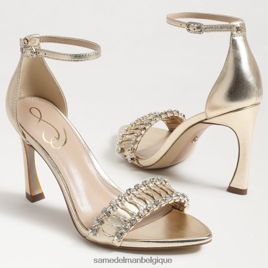 talon à lanières evelynn Sam Edelman femmes feuille d'or JZ0XZ0610 chaussure