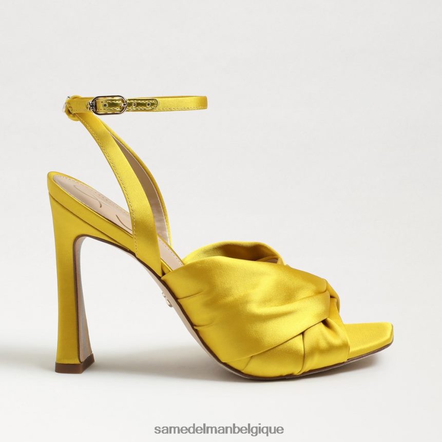 talon à lanières lavande Sam Edelman femmes ocre satiné JZ0XZ0947 chaussure