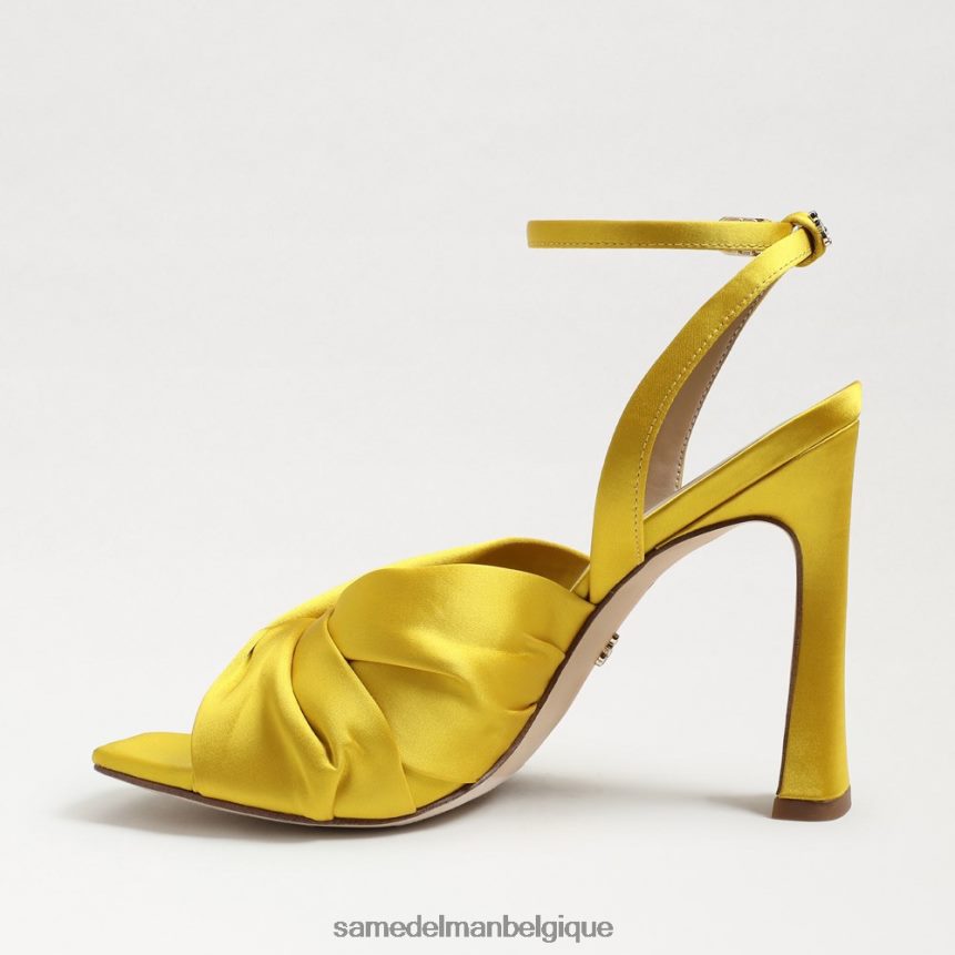 talon à lanières lavande Sam Edelman femmes ocre satiné JZ0XZ0947 chaussure