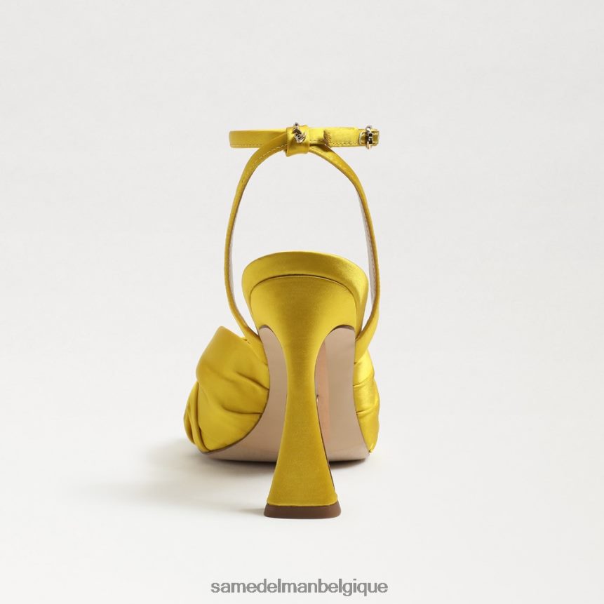 talon à lanières lavande Sam Edelman femmes ocre satiné JZ0XZ0947 chaussure