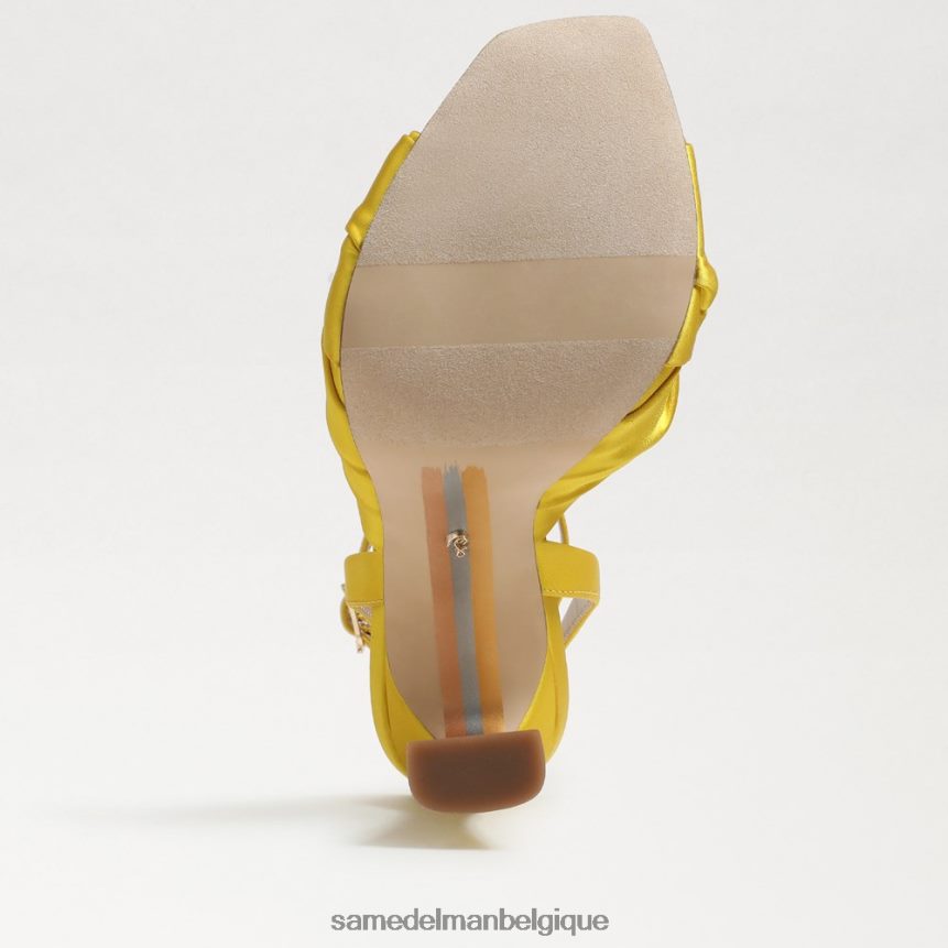 talon à lanières lavande Sam Edelman femmes ocre satiné JZ0XZ0947 chaussure