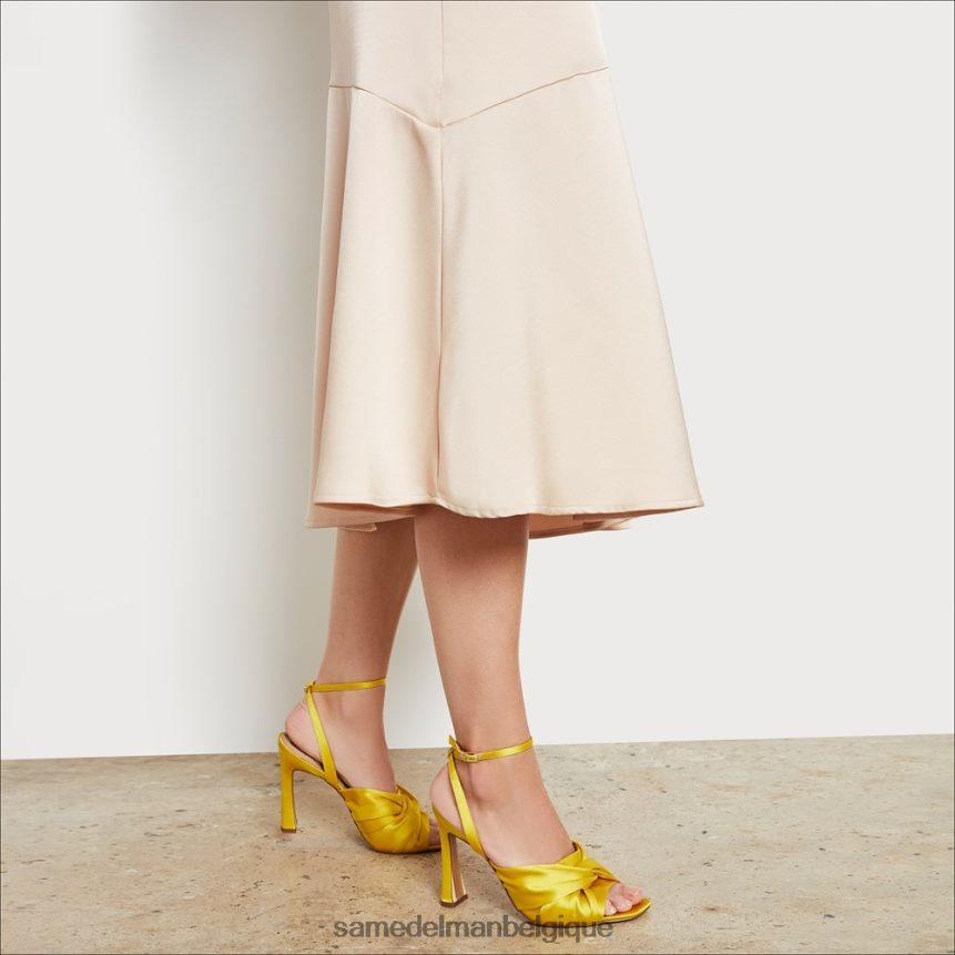 talon à lanières lavande Sam Edelman femmes ocre satiné JZ0XZ0947 chaussure