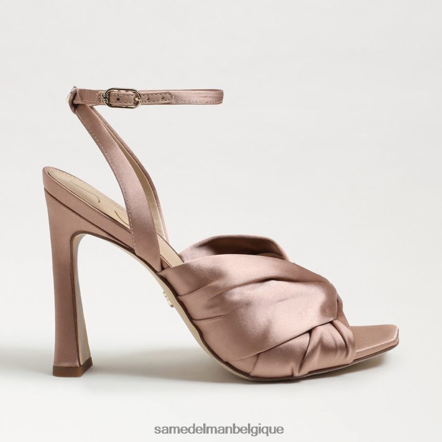 talon à lanières lavande Sam Edelman femmes satiné praliné JZ0XZ0948 chaussure