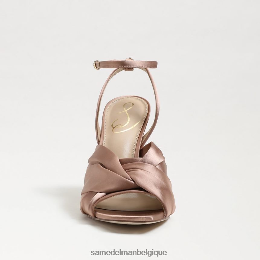 talon à lanières lavande Sam Edelman femmes satiné praliné JZ0XZ0948 chaussure