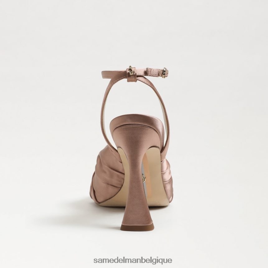 talon à lanières lavande Sam Edelman femmes satiné praliné JZ0XZ0948 chaussure