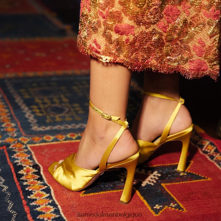 talon à lanières lavande Sam Edelman femmes satiné praliné JZ0XZ0948 chaussure