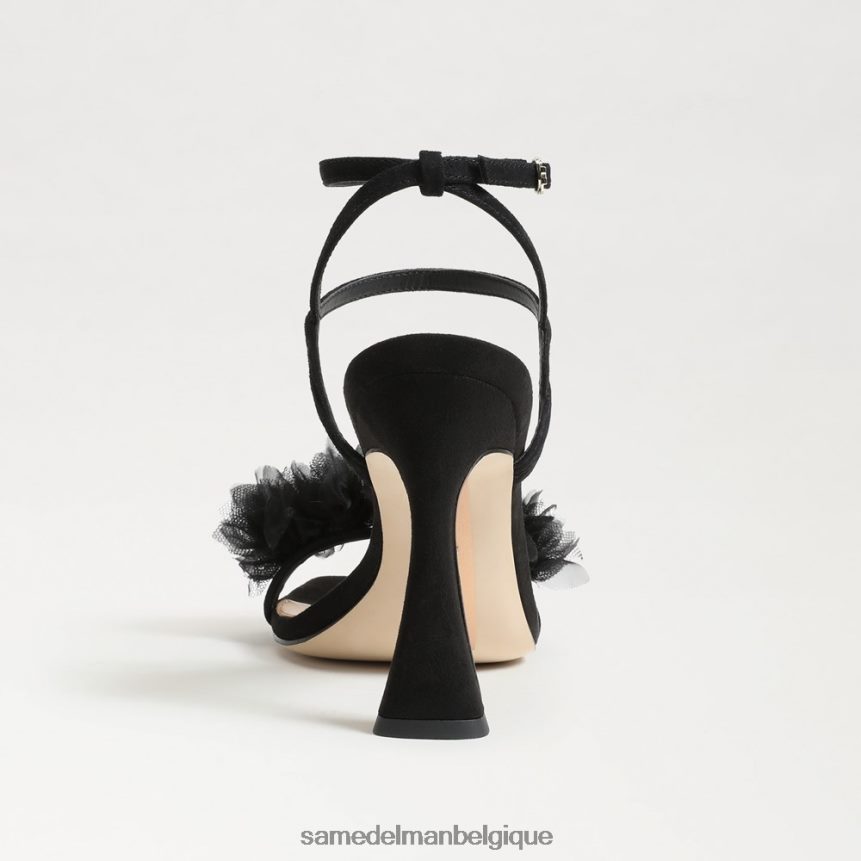 talon à lanières leilani Sam Edelman femmes Suède noir JZ0XZ0953 chaussure