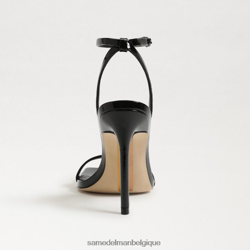 talon à lanières orchidée Sam Edelman femmes vernis noir JZ0XZ0800 chaussure