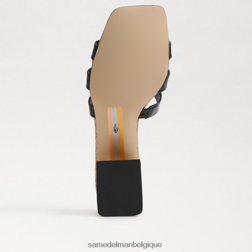 talon mule winslow Sam Edelman femmes Cuir noir JZ0XZ0356 chaussure