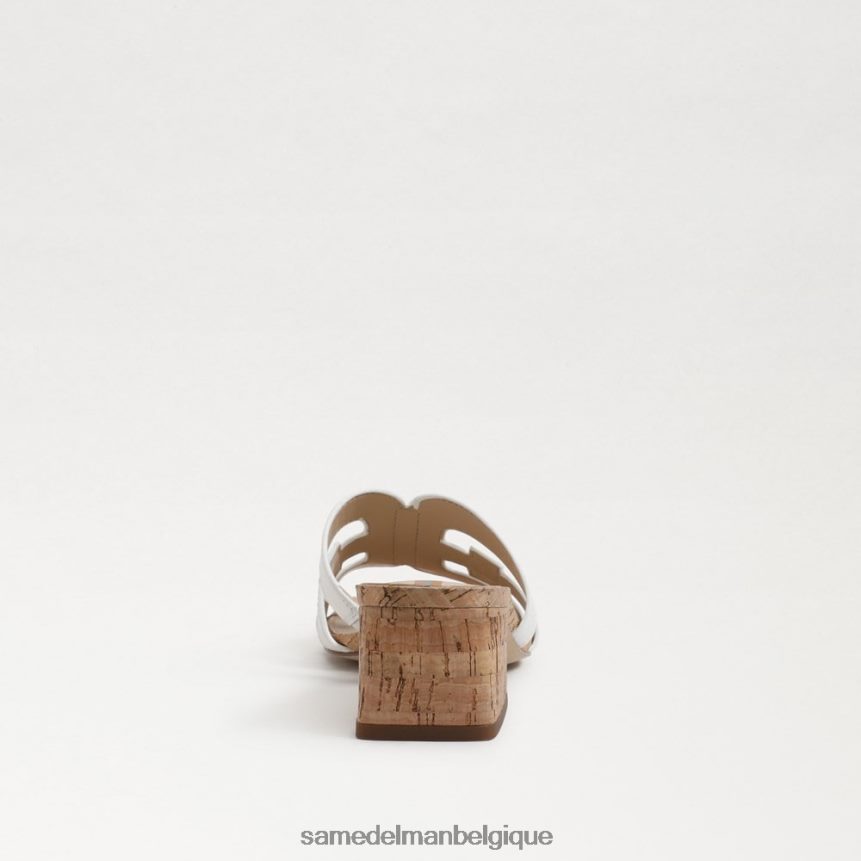 talon mule winslow Sam Edelman femmes blanc brillant JZ0XZ0354 chaussure