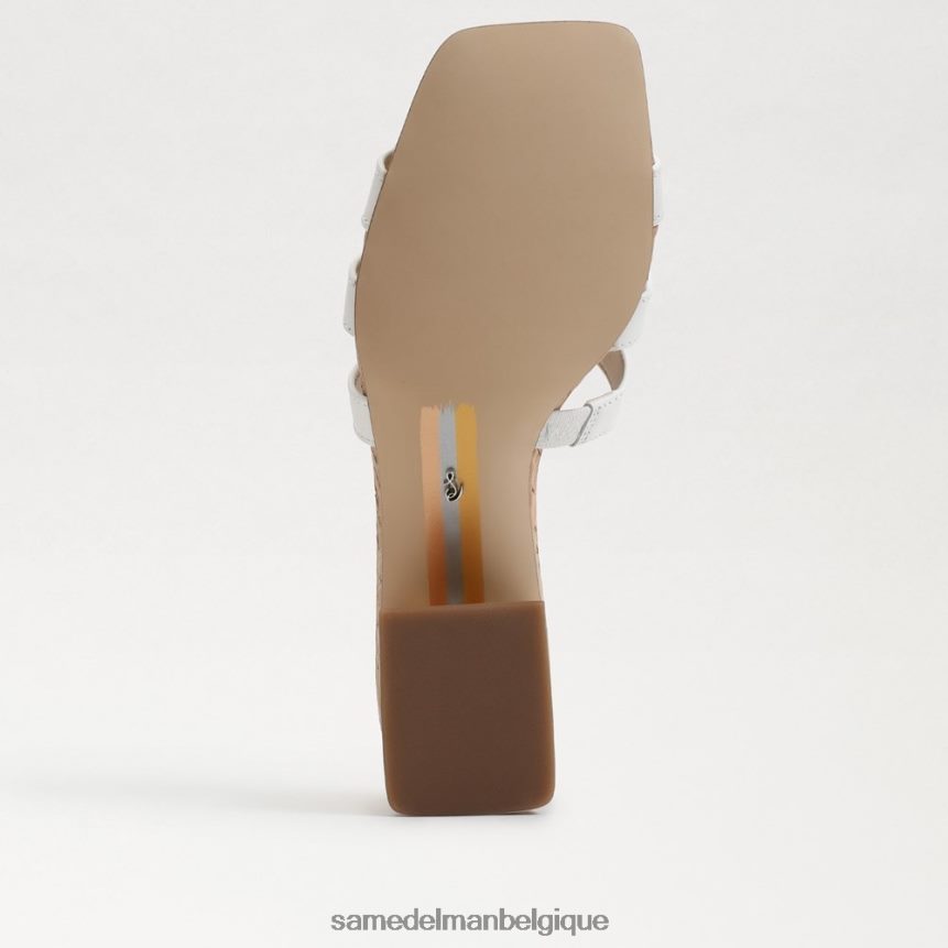 talon mule winslow Sam Edelman femmes blanc brillant JZ0XZ0354 chaussure