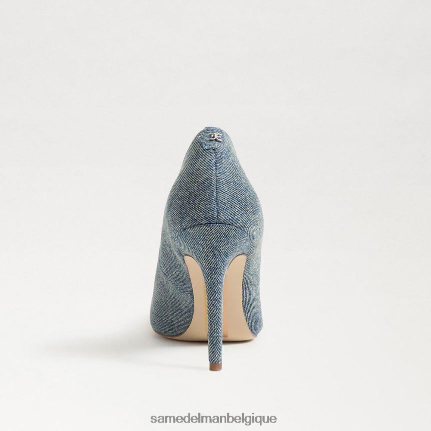 talon perlé harriett à bout pointu Sam Edelman femmes bleu neuf délavé JZ0XZ0583 chaussure