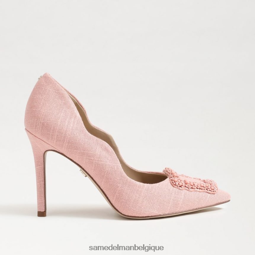 talon perlé harriett à bout pointu Sam Edelman femmes pêche corail JZ0XZ0585 chaussure