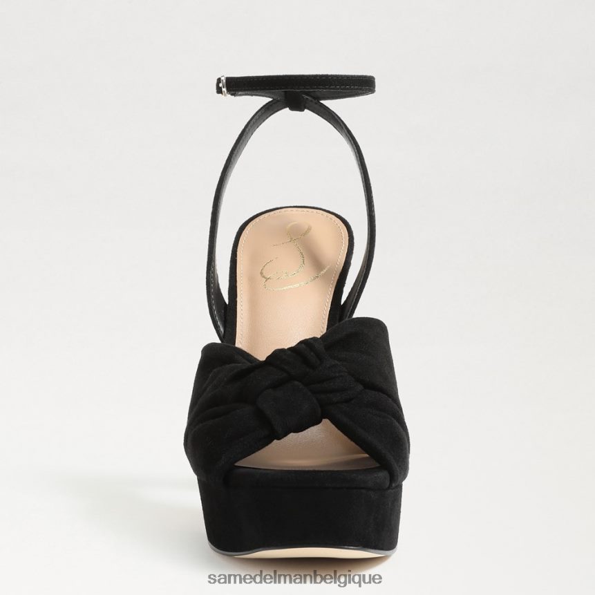 talon plateforme Kristen Sam Edelman femmes Suède noir JZ0XZ0819 chaussure