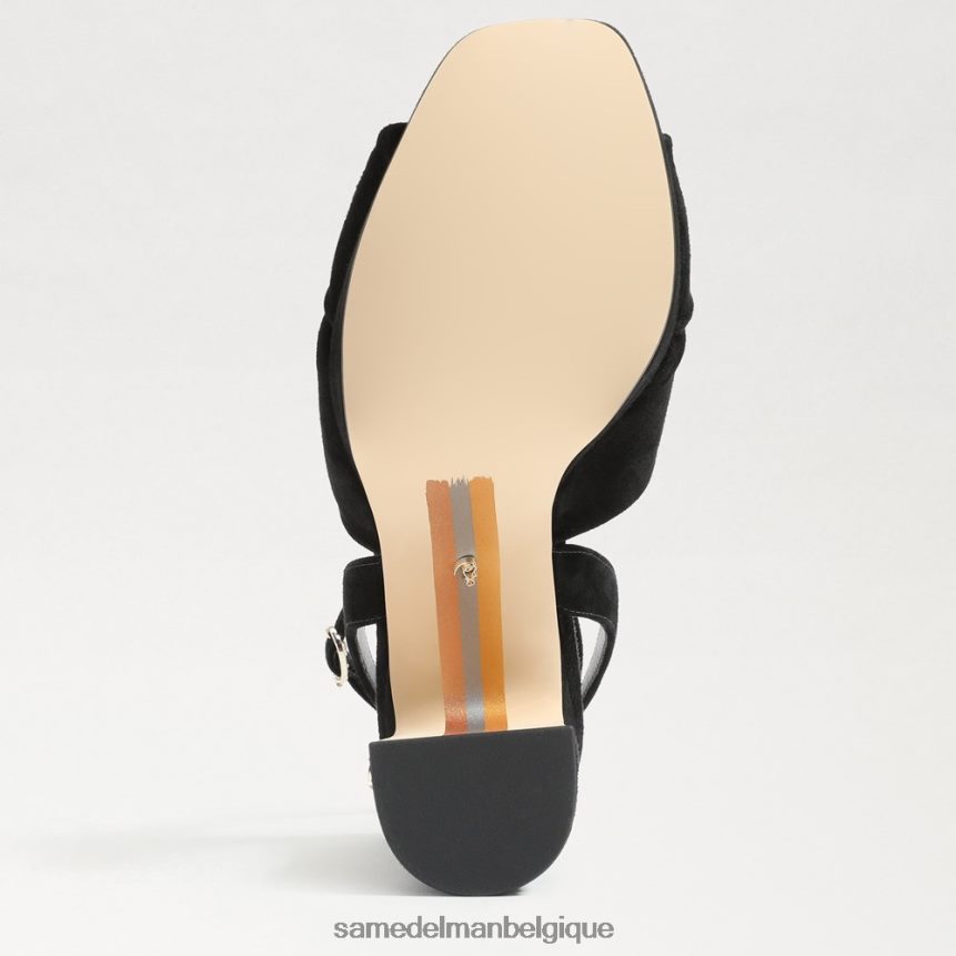 talon plateforme Kristen Sam Edelman femmes Suède noir JZ0XZ0819 chaussure