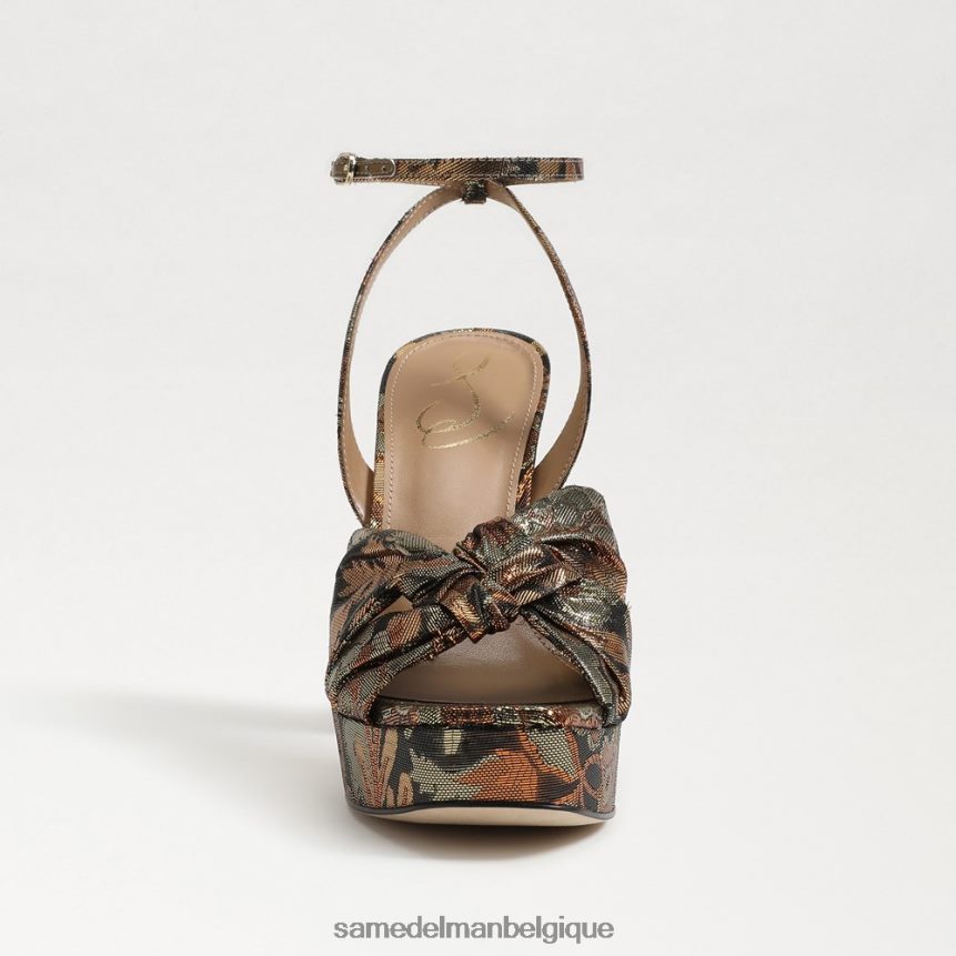 talon plateforme Kristen Sam Edelman femmes bronze multicolore JZ0XZ0817 chaussure