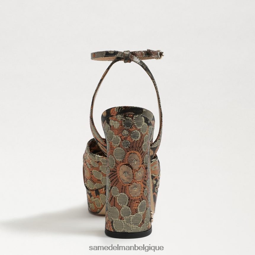 talon plateforme Kristen Sam Edelman femmes bronze multicolore JZ0XZ0817 chaussure