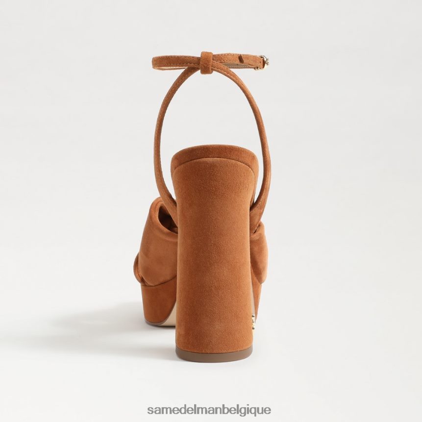 talon plateforme Kristen Sam Edelman femmes marron frontière JZ0XZ0820 chaussure