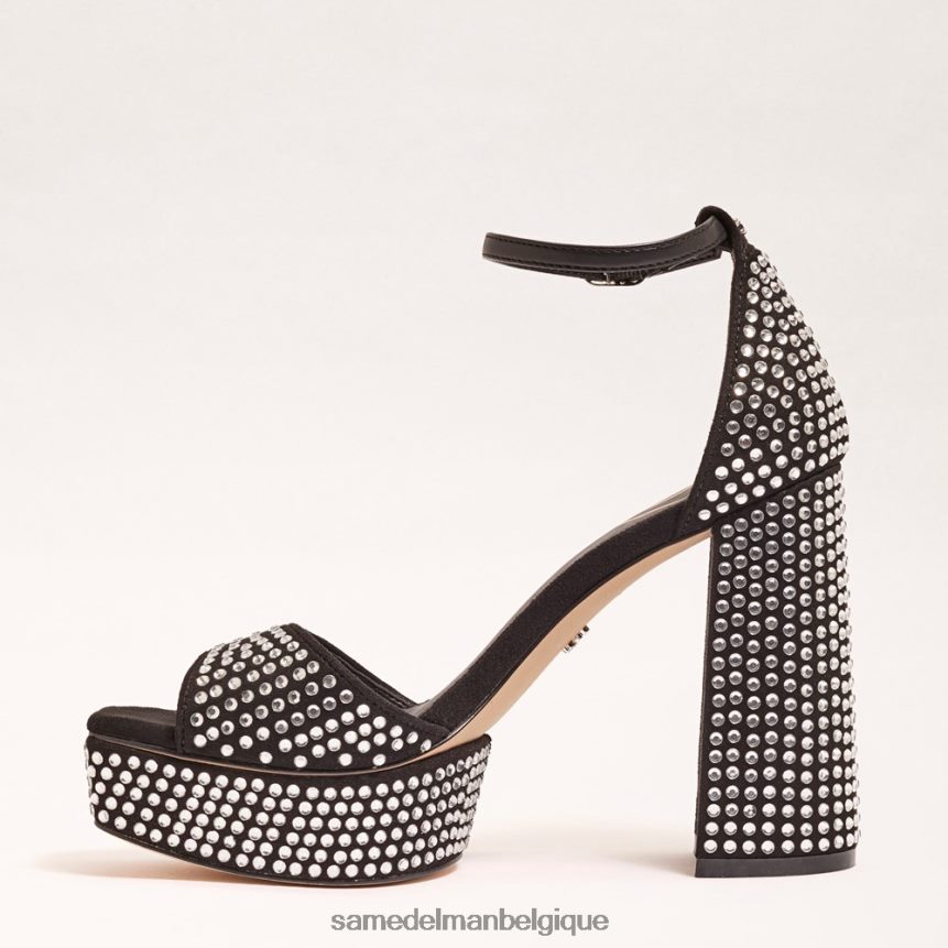 talon plateforme Nellie Glitz Sam Edelman femmes noir JZ0XZ0453 chaussure