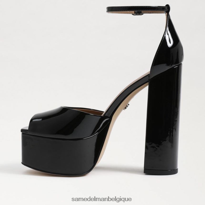talon plateforme kori Sam Edelman femmes vernis noir JZ0XZ0239 chaussure