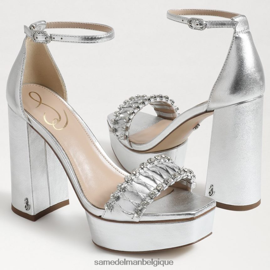 talon plateforme ninette Sam Edelman femmes argent doux JZ0XZ0760 chaussure