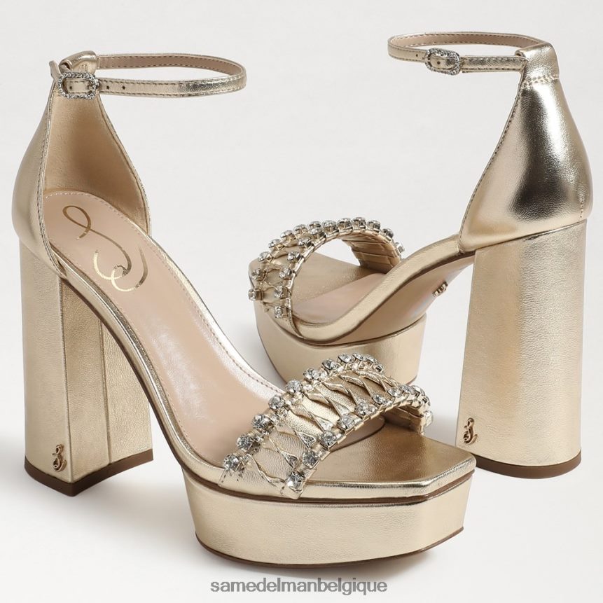 talon plateforme ninette Sam Edelman femmes feuille d'or JZ0XZ0759 chaussure