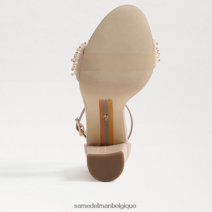 yaro perla sandale à talon carré Sam Edelman femmes bronzage chaud JZ0XZ0617 chaussure