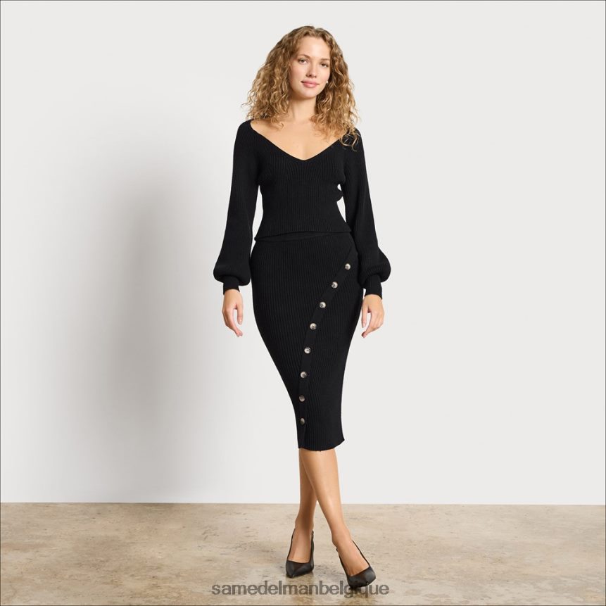 jupe Rosalie Sam Edelman femmes noir JZ0XZ01256 vêtements